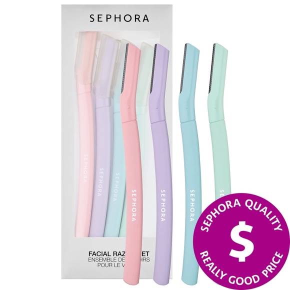 NEW - 4PC SEPHORA Skincare Facial Razor Set Precision Hair Removal. - Picture 1 of 3
